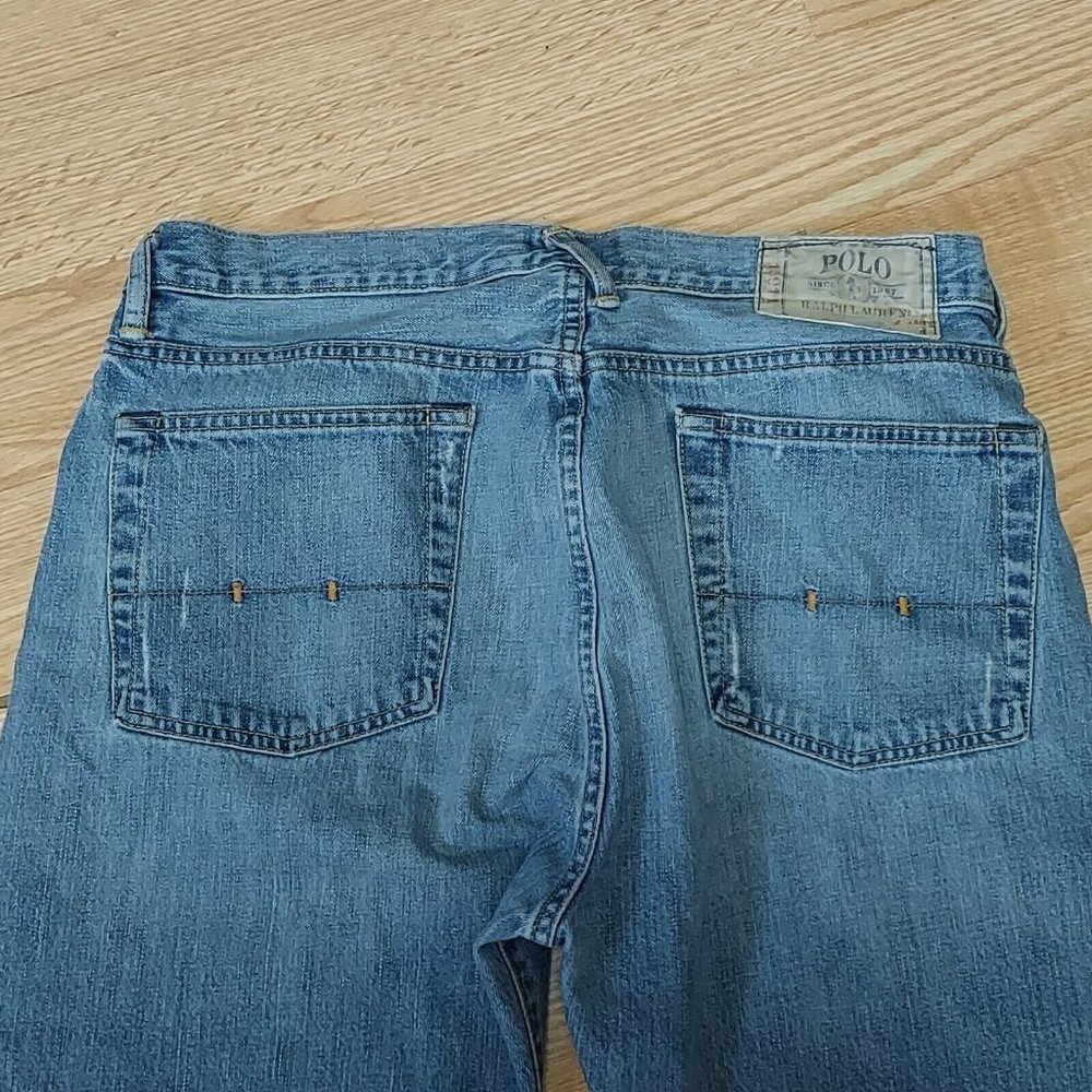 Vintage Polo Ralph Lauren Jeans Medium Wash RN 41381 Mens Size 36x30